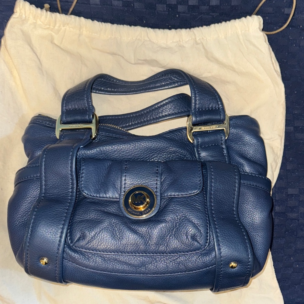 Michael Kors Pebble Leather Satchel with dust bag